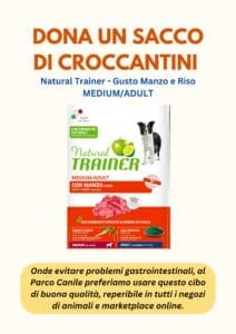 Dona un sacco croccantini speciali