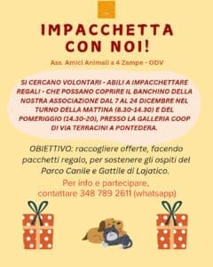 Impacchetta con noi, Natale 2025 Coop Pontedera